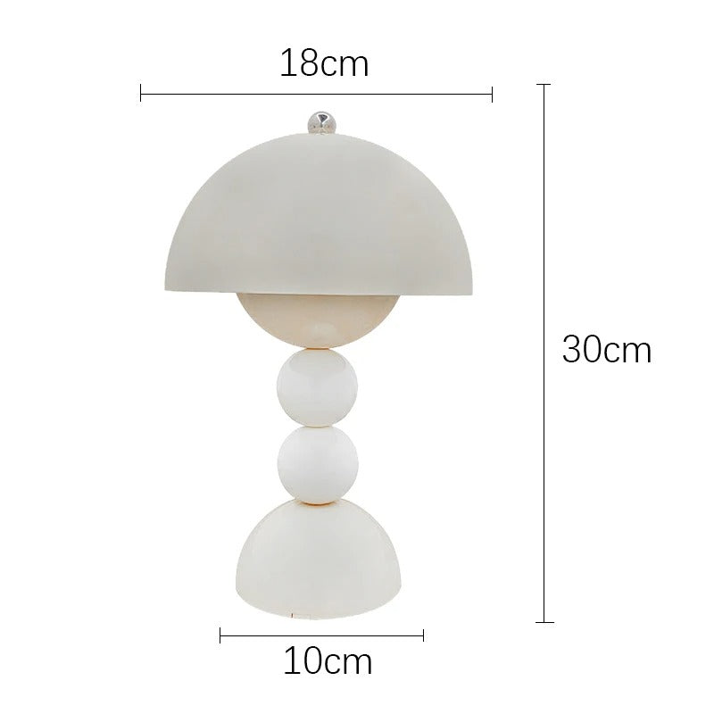 Lampe de chevet champignon au style nordique