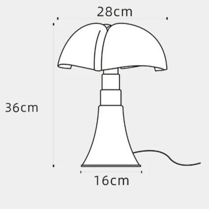 Lampe de Chevet Art Déco Tactile avec Ampoule Incluse
