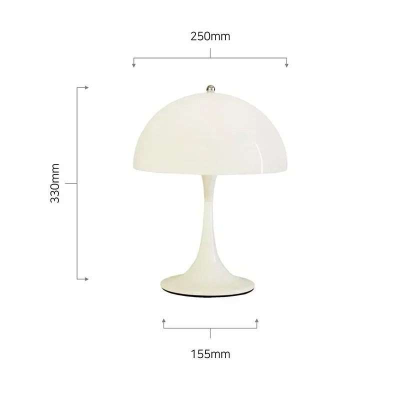 Lampe de Chevet Design Champignon en Métal