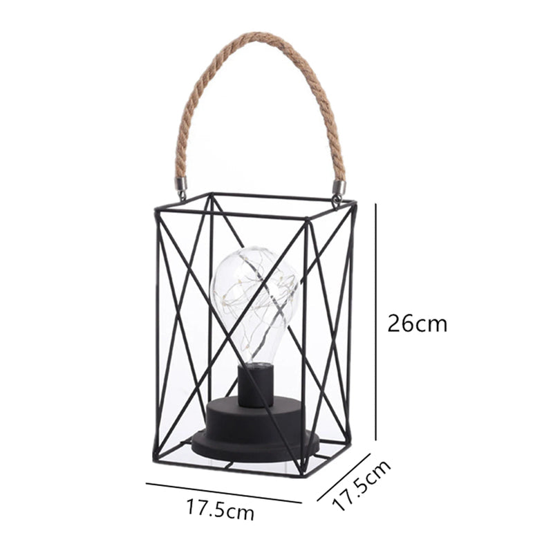Lampe de Chevet en Métal Noir – Style Industriel