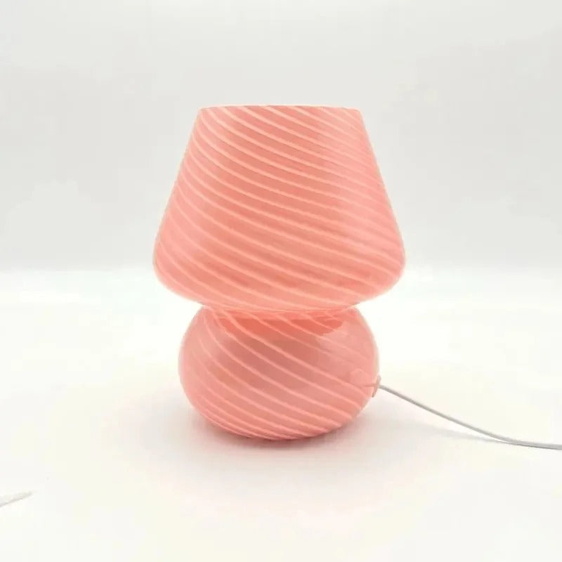 Lampe en Pâte de Verre Artisanale – H23 cm
