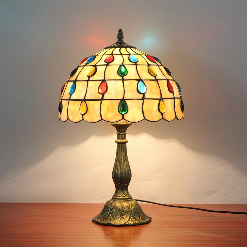 Lampe Tiffany Moderne en Verre et Métal – 46x78 cm