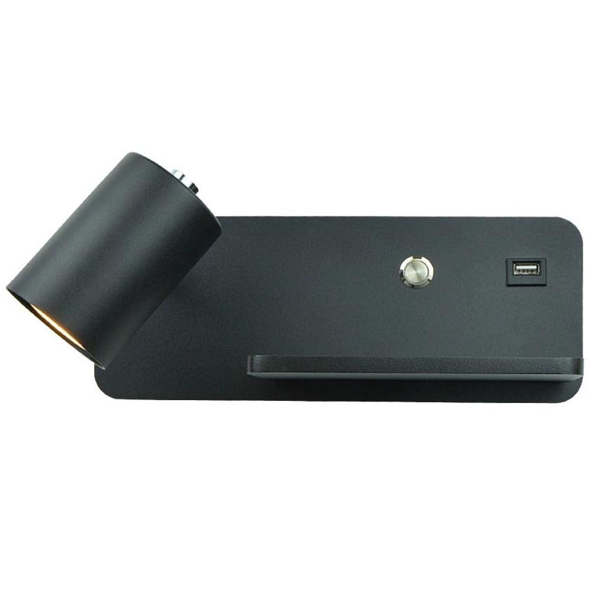 Applique Liseuse Murale avec Chargeur USB et Induction