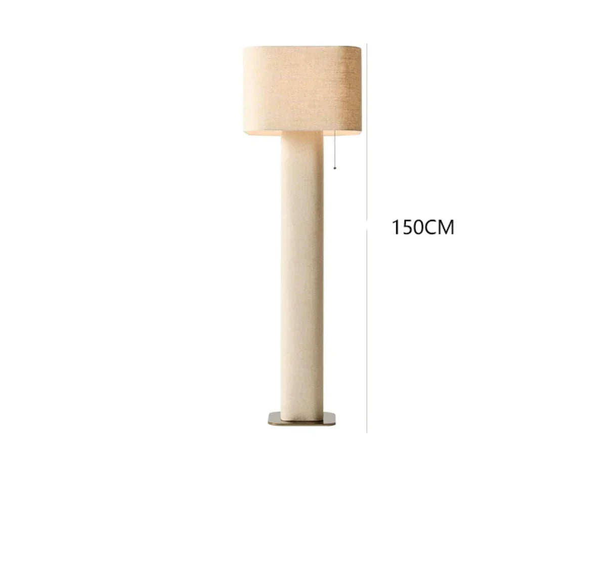 Lampadaire en tissu – Design contemporain et lumière douce