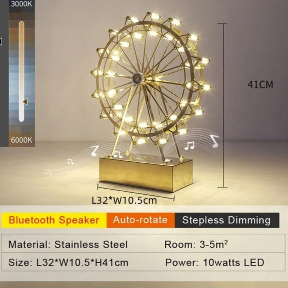 Lampe à Poser Décorative avec Éclairage Multimode