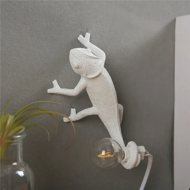 Lampe Lézard en Résine – Déco Originale et Lumineuse
