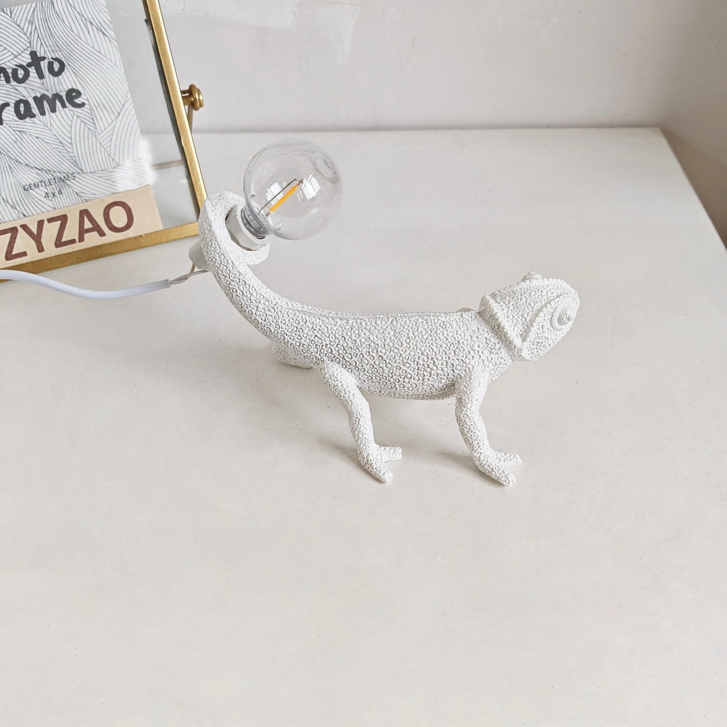 Lampe Lézard en Résine – Déco Originale et Lumineuse