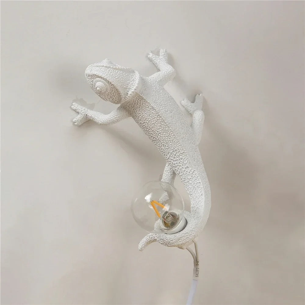 Lampe Lézard en Résine – Déco Originale et Lumineuse