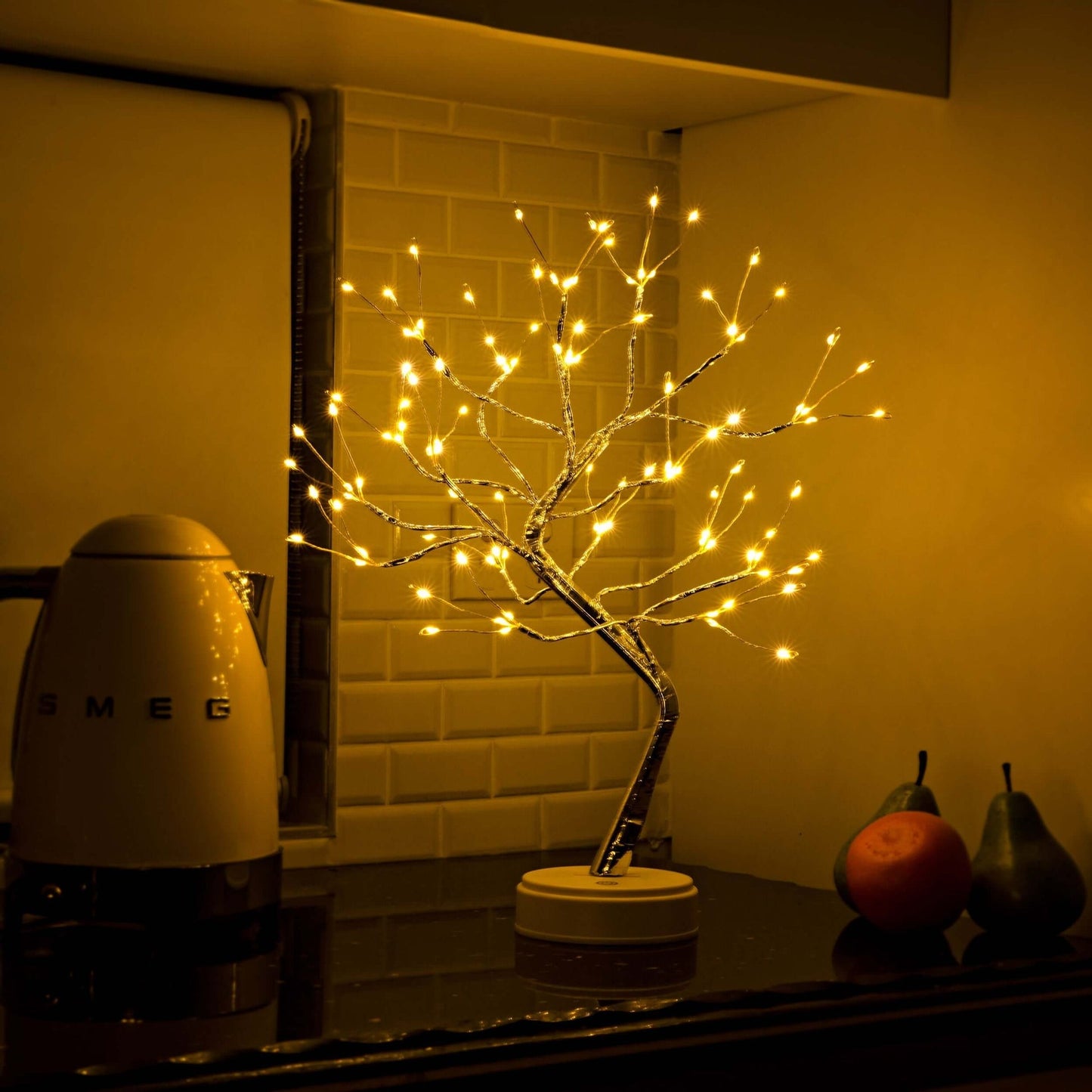 Lampe Arbre de Vie – Lumière Décorative en PC et Cuivre