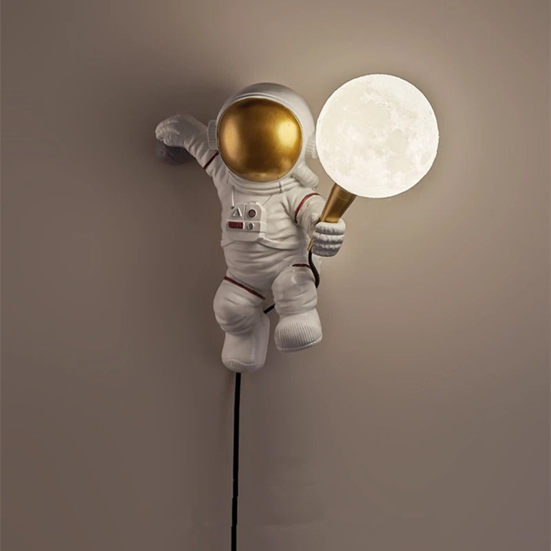 Lampe Astronaute – Veilleuse Décorative Lune et Espace