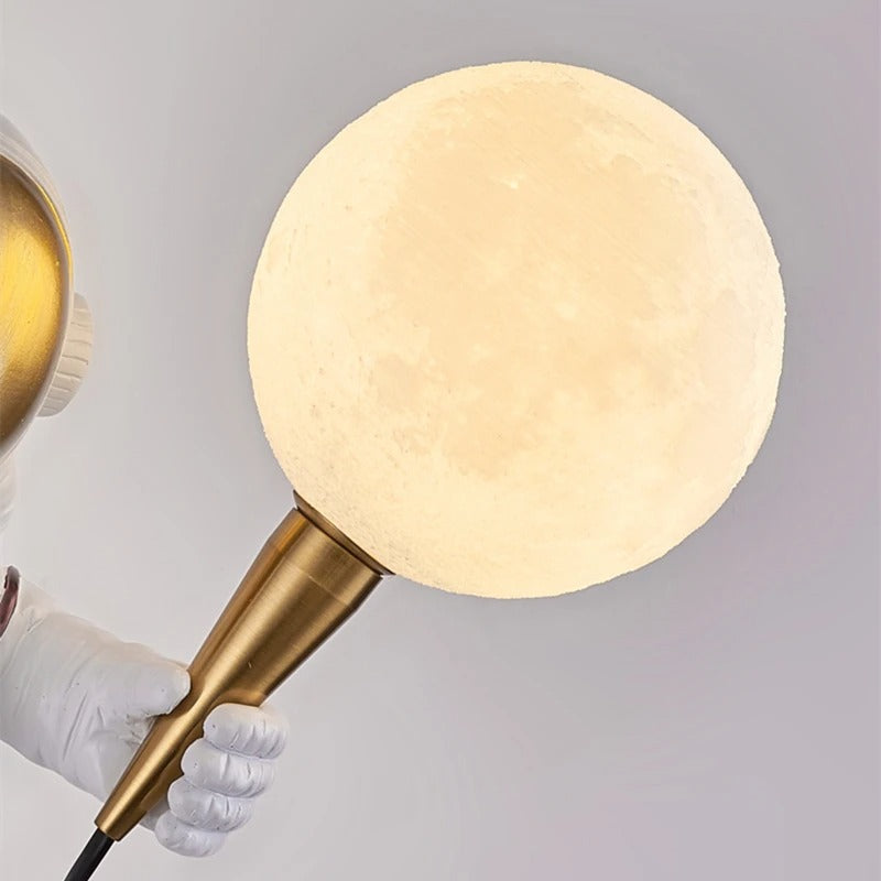 Lampe Astronaute – Veilleuse Décorative Lune et Espace