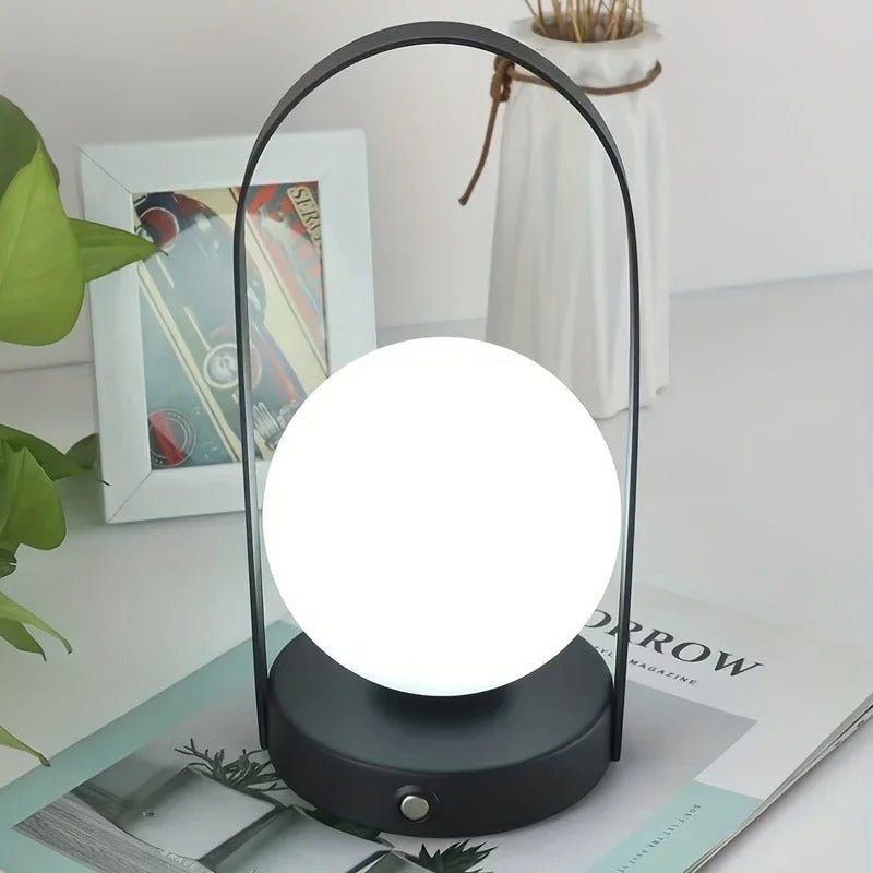 Lampe Boule Extérieur en Métal et Acrylique
