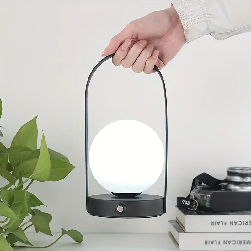 Lampe Boule Extérieur en Métal et Acrylique