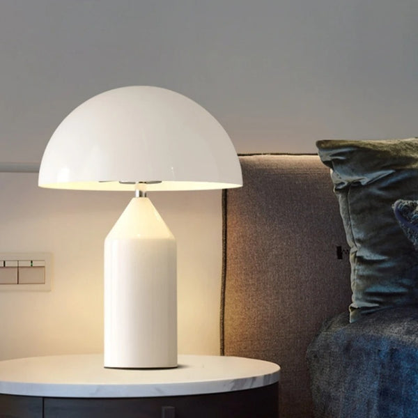 Lampe Champignon Design – Noir, Blanc ou Doré