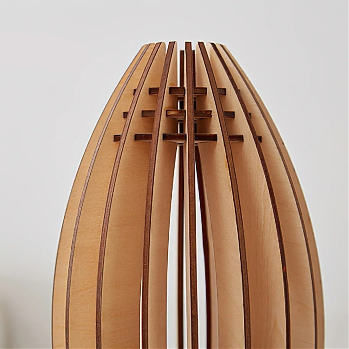 Lampe de Chevet Fusée en Bois pour Enfant