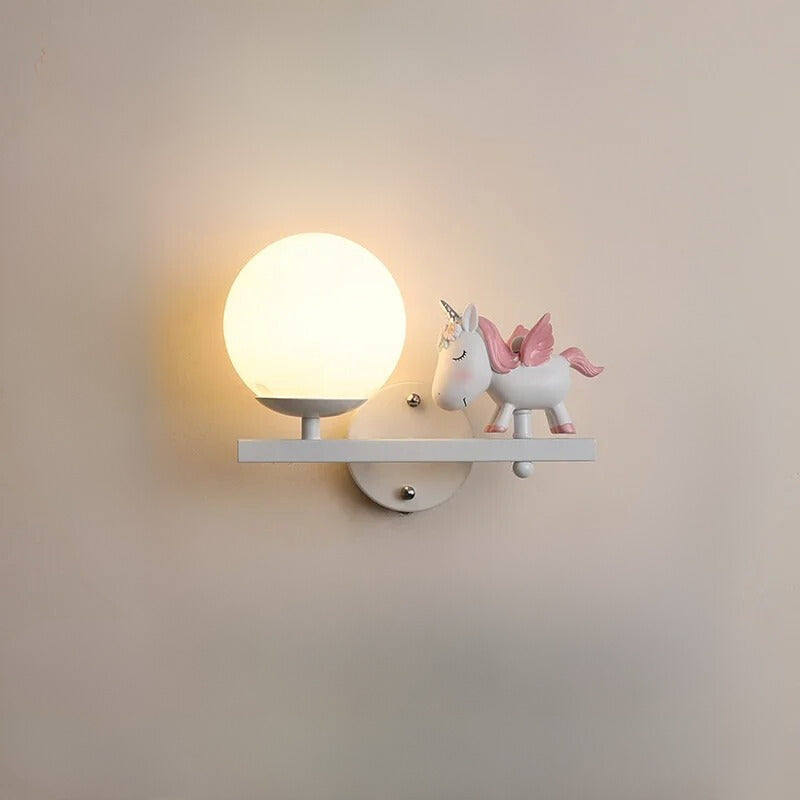 Lampe de chevet licorne pour chambre d'enfant