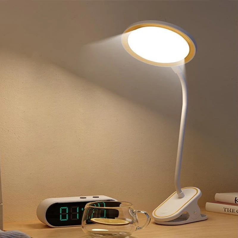 Lampe de Chevet à Pince Rechargeable et Sans Fil