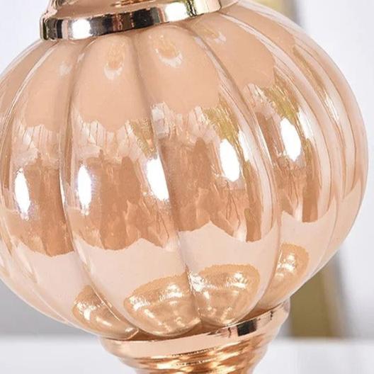 Lampe de Chevet Vintage en Métal et Tissu – Style Ancien
