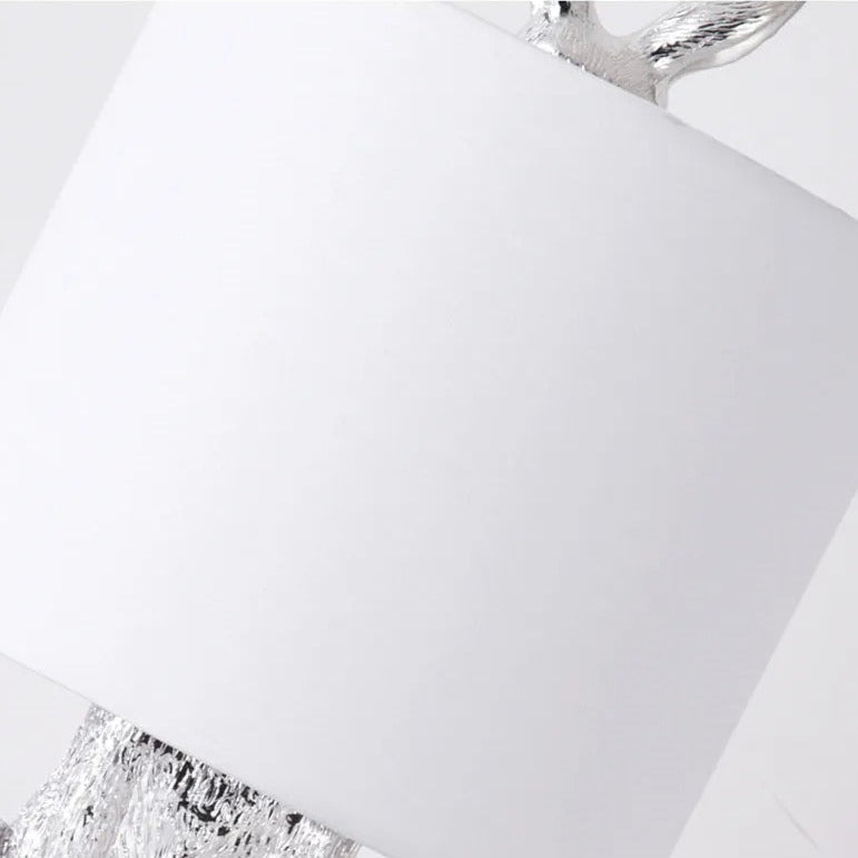 Lampe de Chevet Animaux Dorée, Argentée, Noire ou Blanche