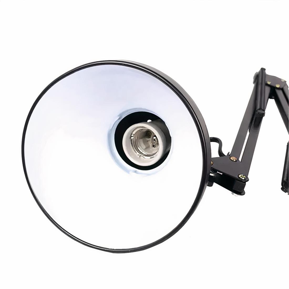 Lampe de chevet à pince avec bras articulé
