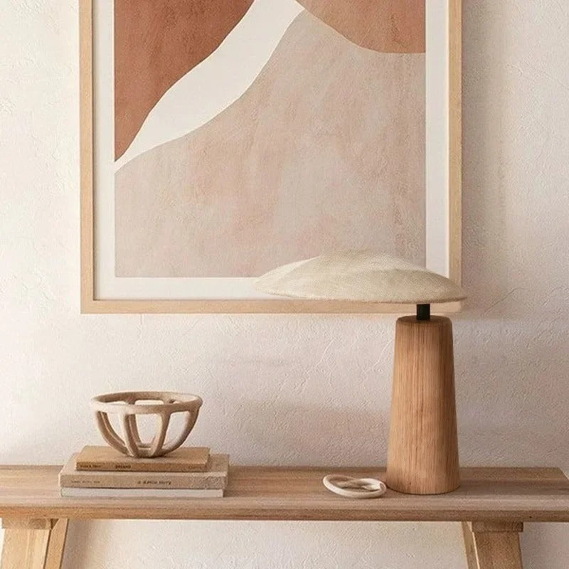 Lampe de Chevet en Bois Style Scandinave