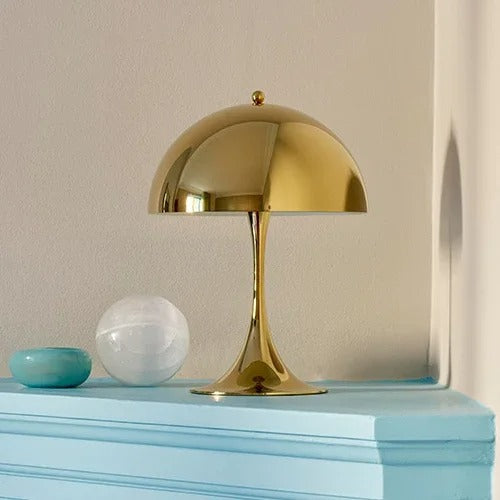 Lampe de Chevet Design Champignon en Métal
