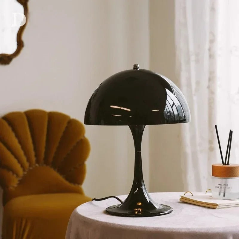 Lampe de Chevet Design Champignon en Métal