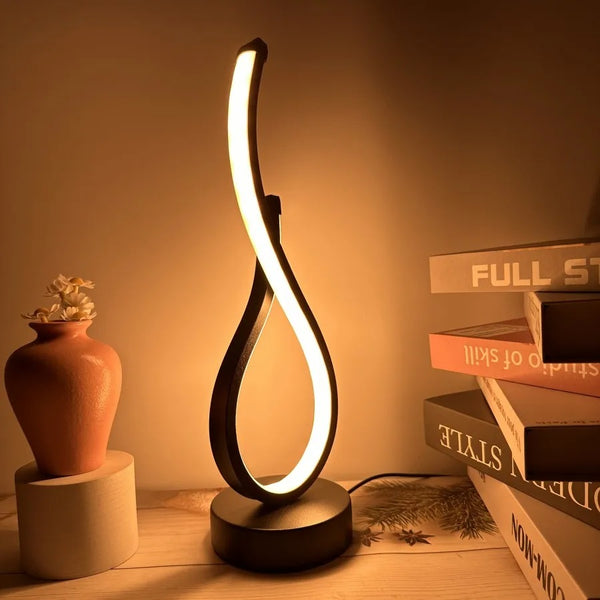 Lampe de Chevet LED Design en Métal – Hauteur 33 cm