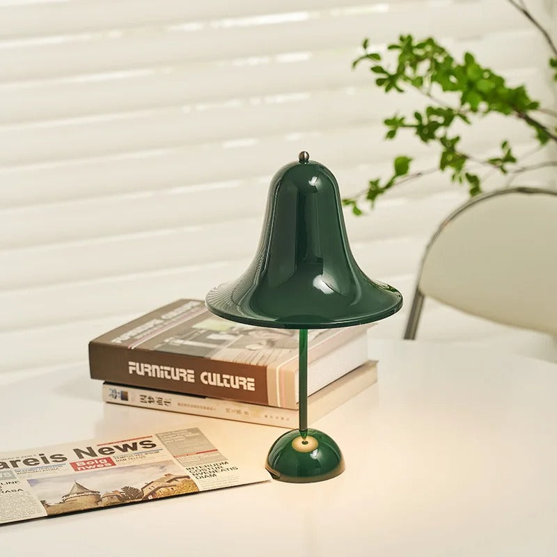 Lampe de Chevet Tactile Sans Fil en Aluminium et Fer