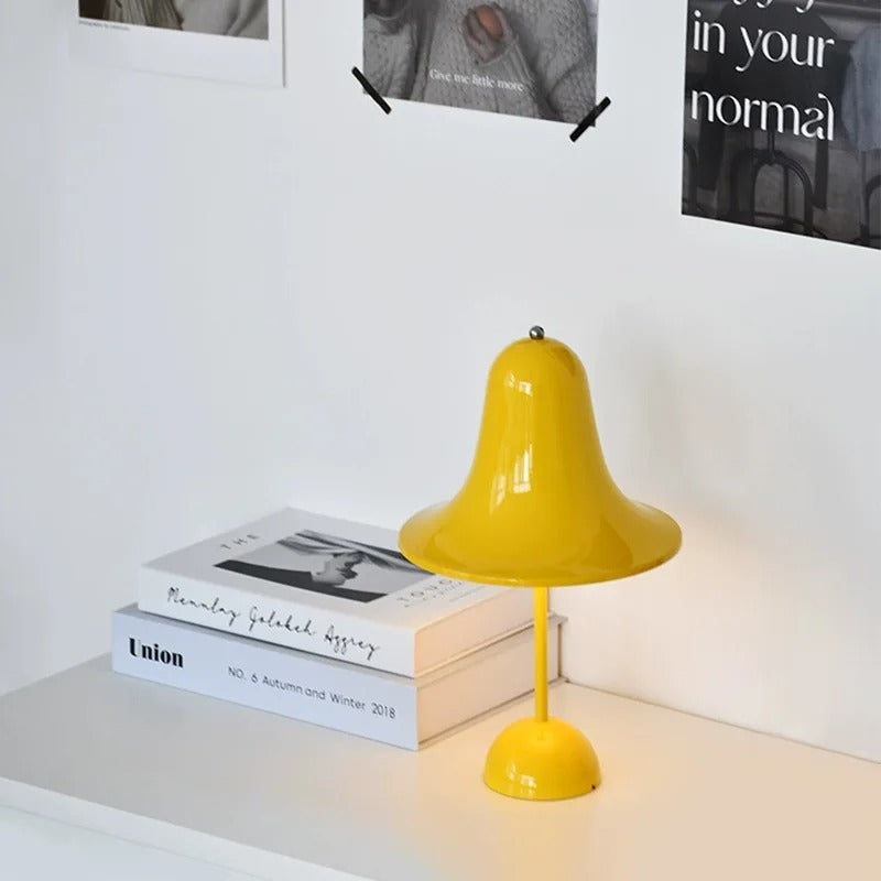 Lampe de Chevet Tactile Sans Fil en Aluminium et Fer