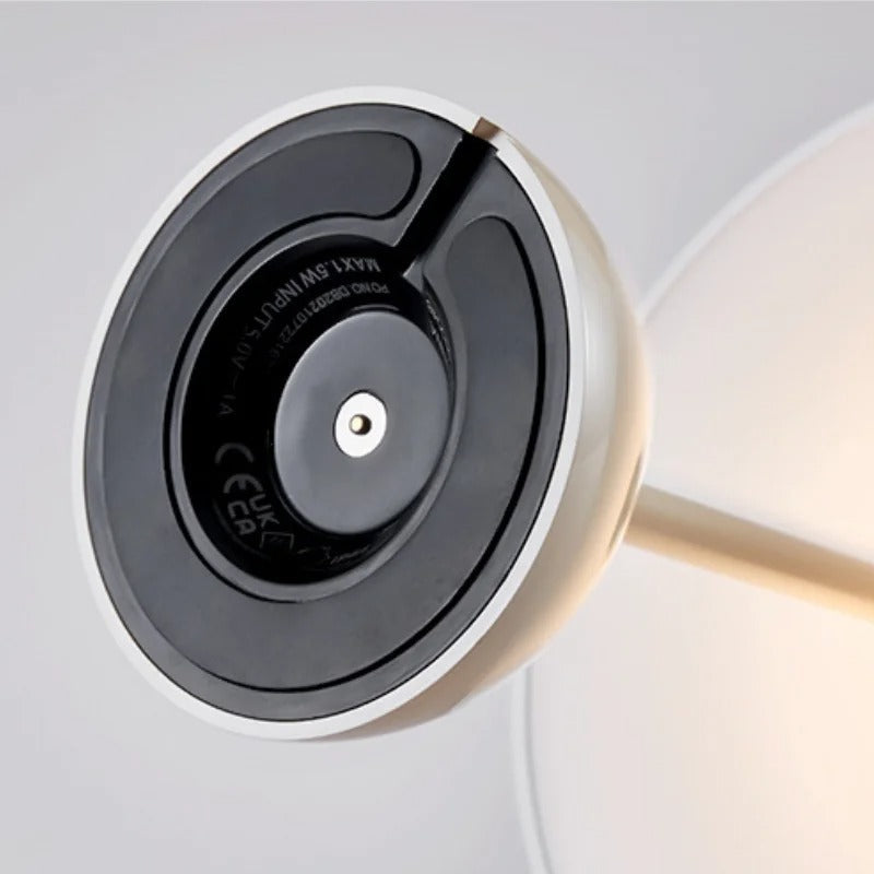 Lampe de Chevet Tactile Sans Fil en Aluminium et Fer