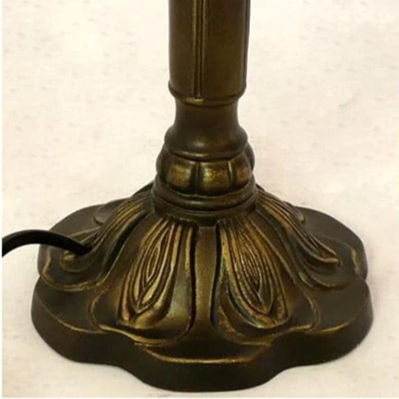 Lampe Tiffany Printanière en Vitrail Fait Main