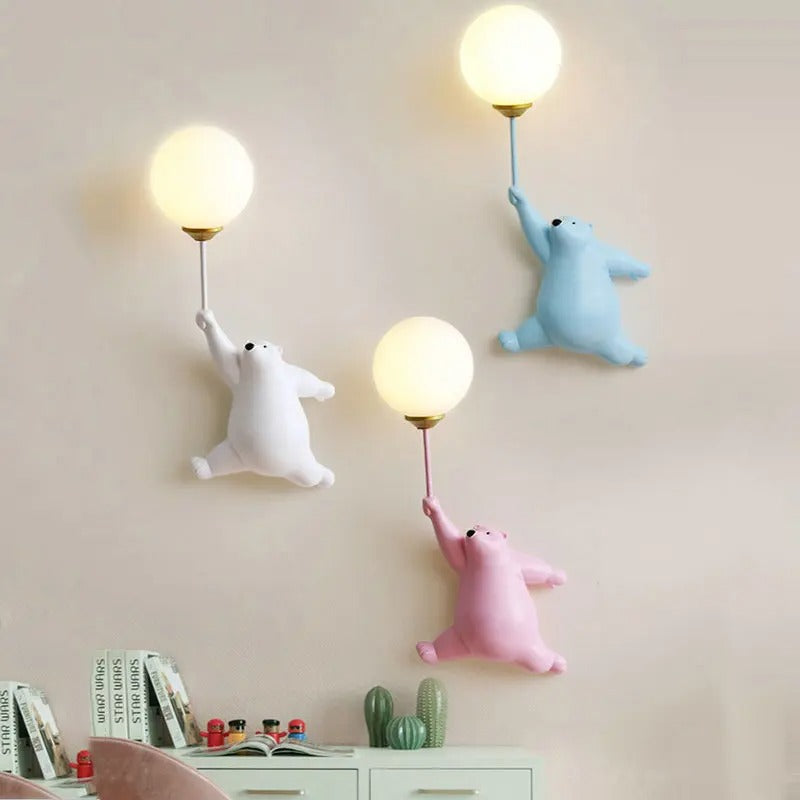 Applique Murale Ours pour Chambre d'Enfant