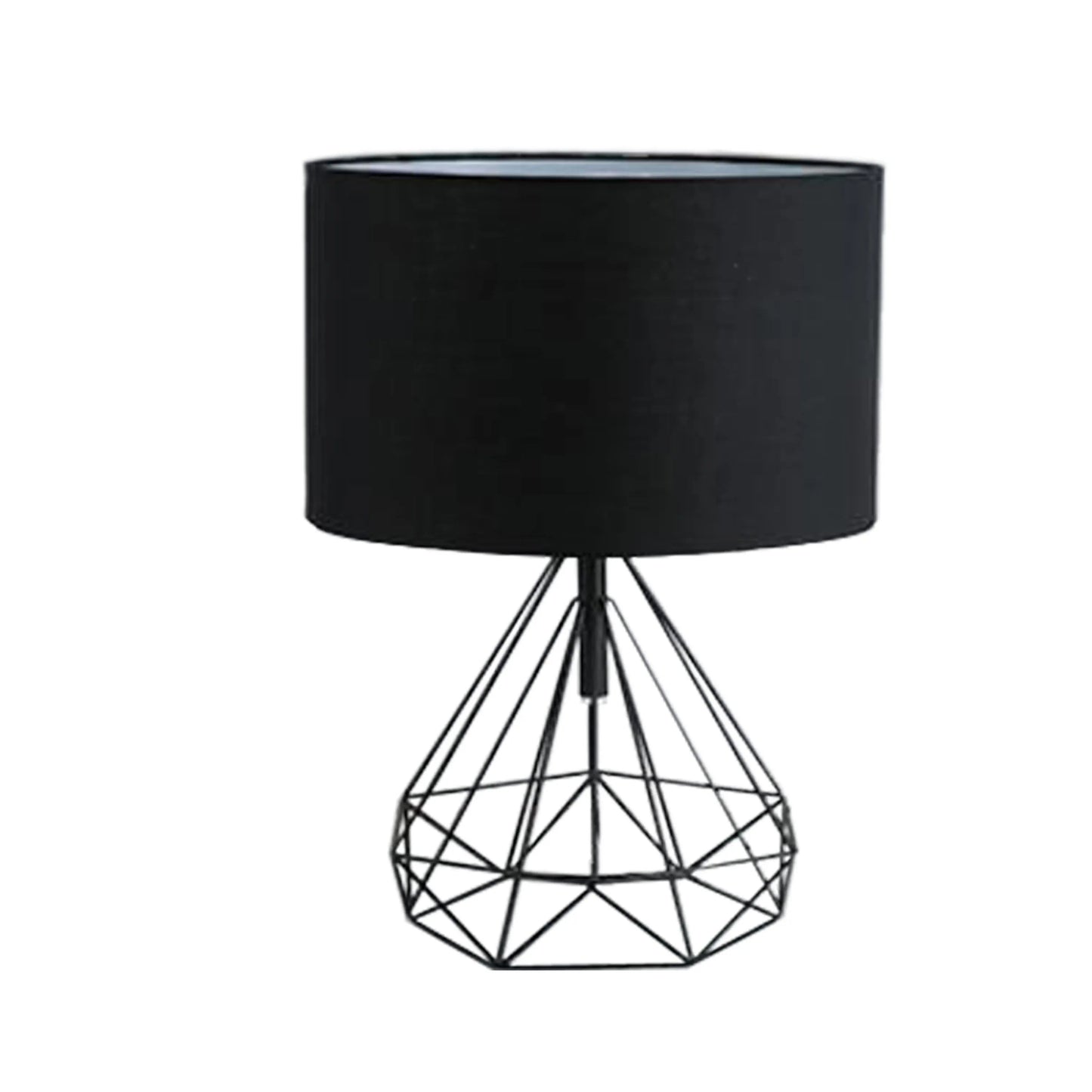 Lampe de Chevet Noire – Design Minimaliste en Métal
