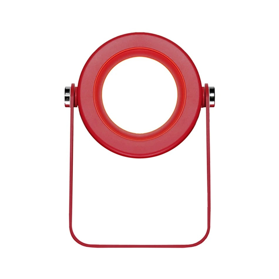 Lampe de Chevet Portable Pliable en Acrylique et Bois