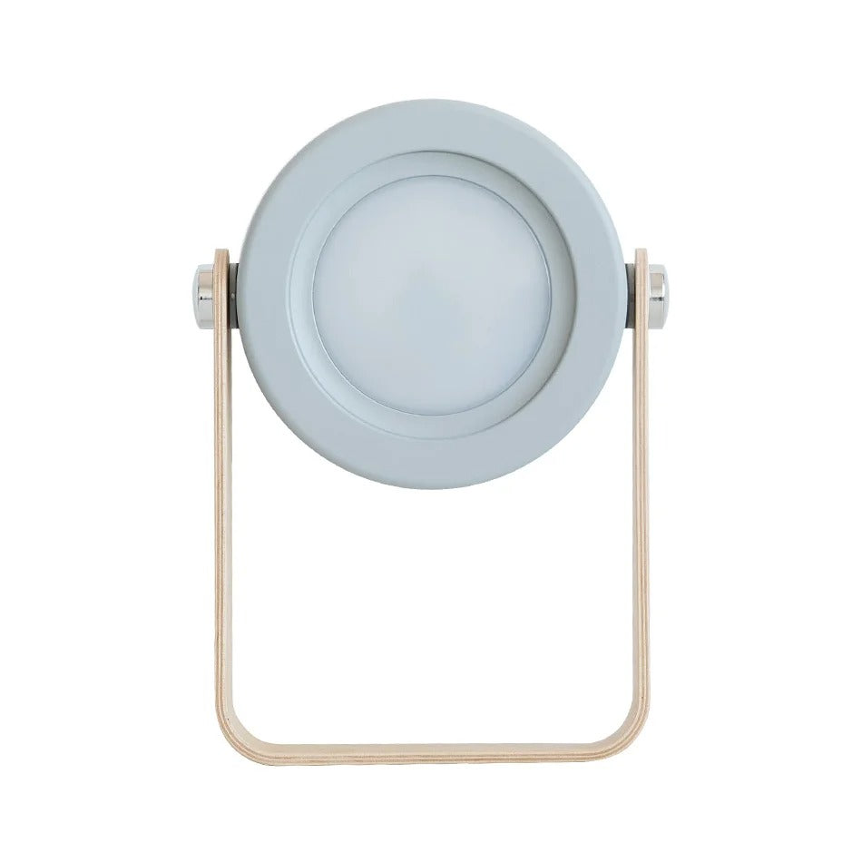 Lampe de Chevet Portable Pliable en Acrylique et Bois
