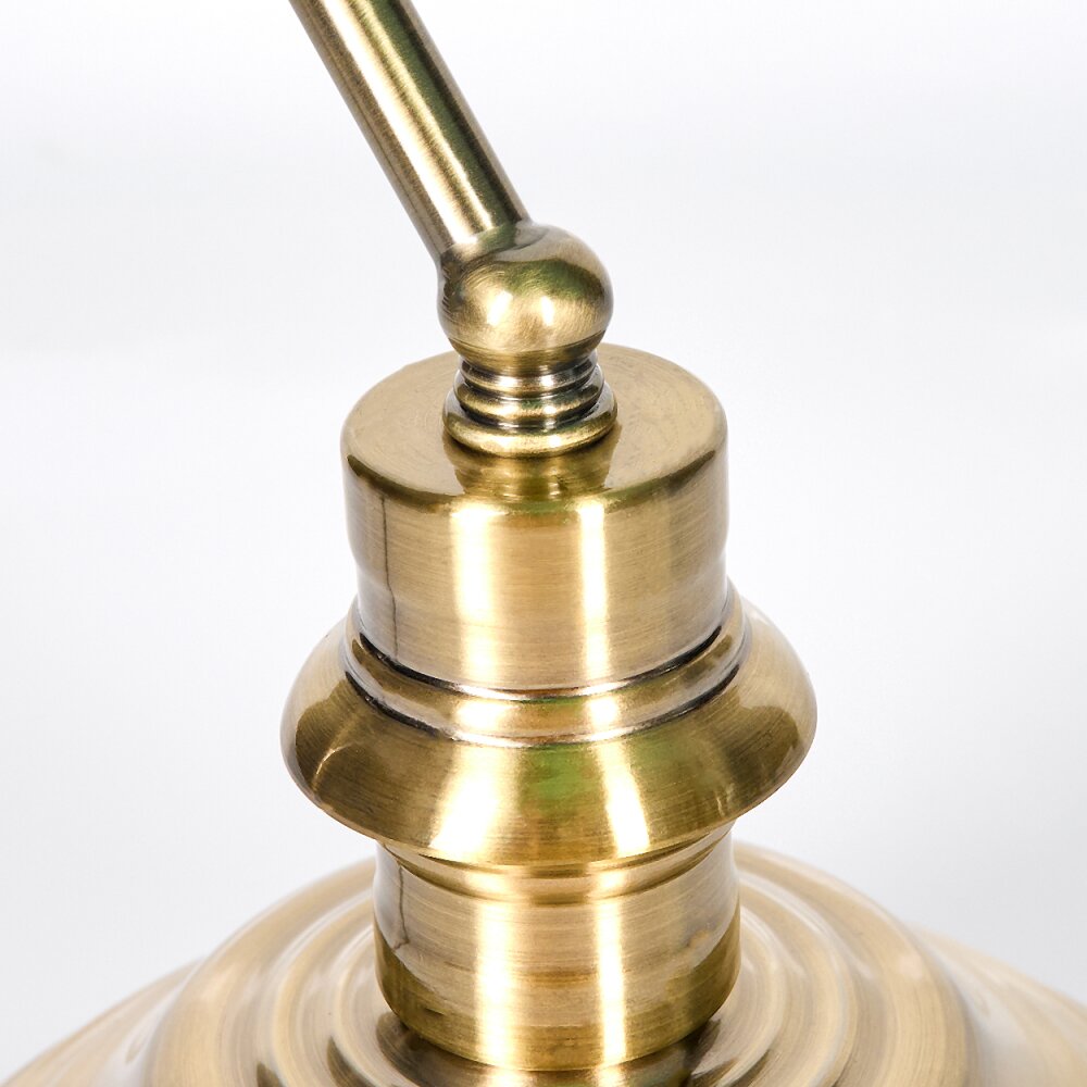 Lampe de Chevet Rétro en Fer Forgé et Verre