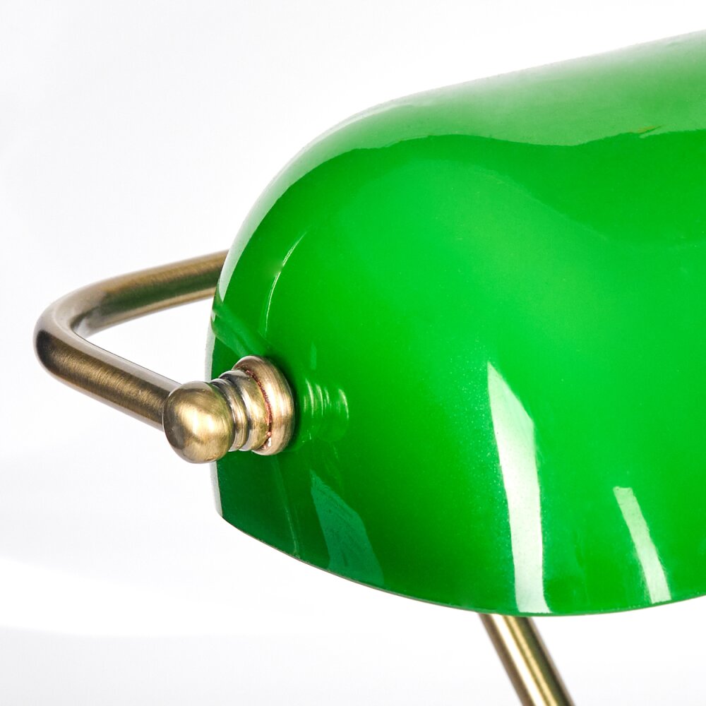 Lampe de Chevet Rétro en Fer Forgé et Verre