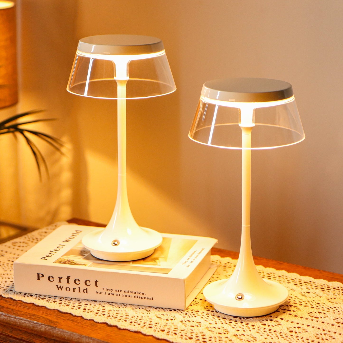 Lampe de Chevet Tactile Sans Fil Rechargeable