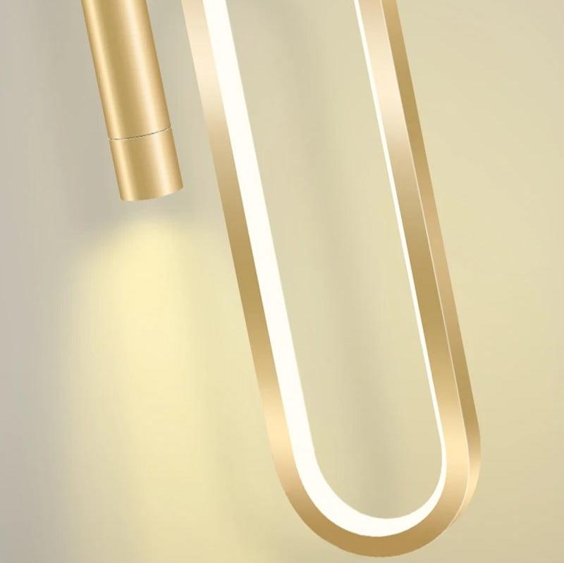Lampe de Chevet Suspendue au Plafond – Noir ou Doré