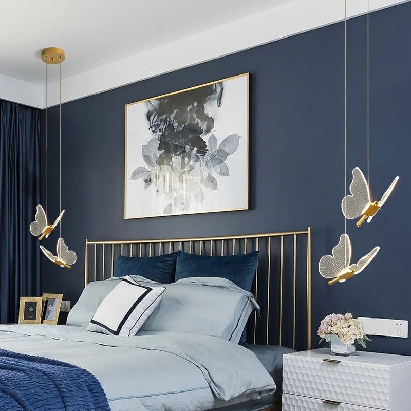 Lampe Suspension Papillon – Luminaire Décoratif Poétique