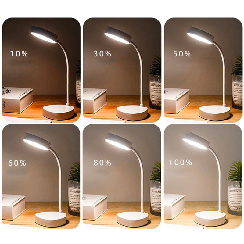 Lampe de Chevet Tactile Flexible – Blanc Mat