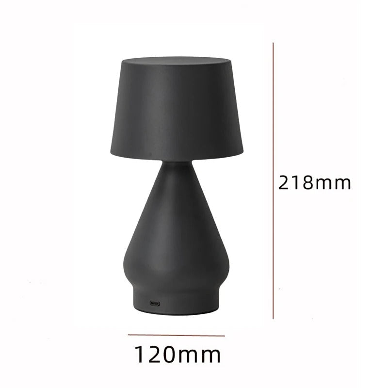 Lampe de Chevet Tactile Terracotta – Style Scandinave