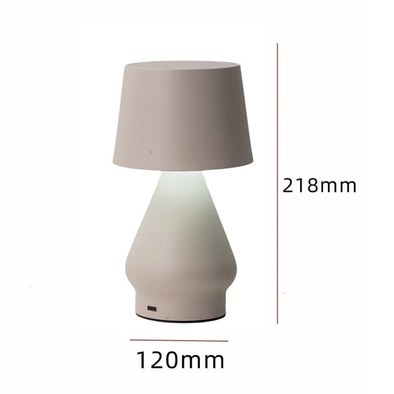 Lampe de Chevet Tactile Terracotta – Style Scandinave