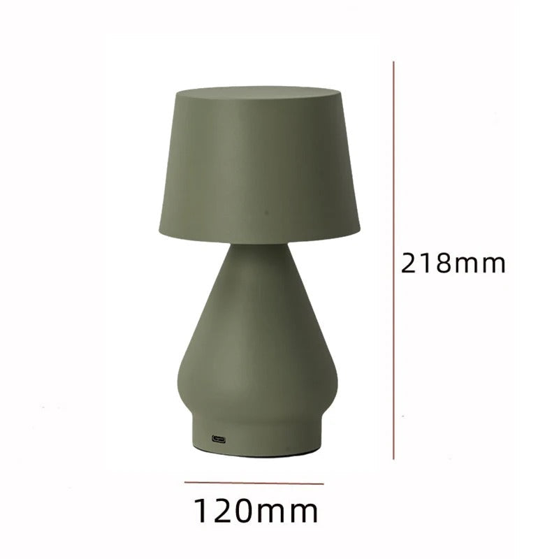 Lampe de Chevet Tactile Terracotta – Style Scandinave