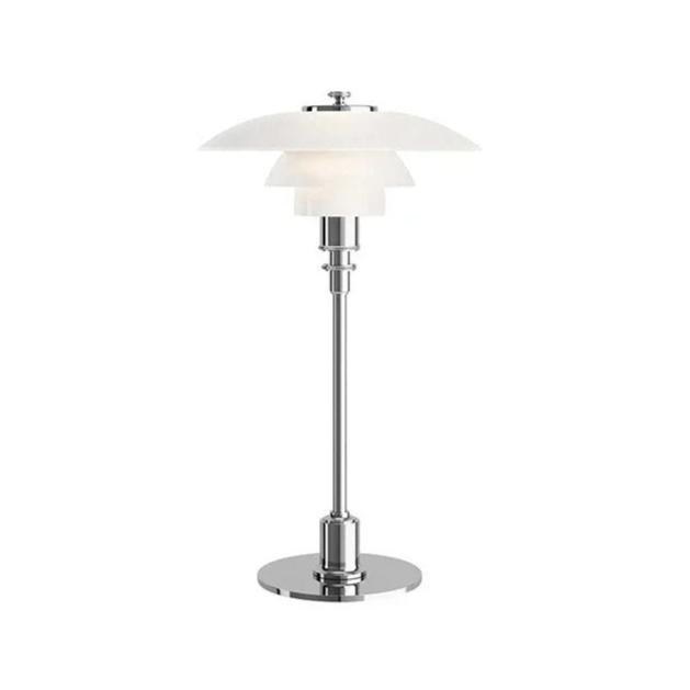Lampe de Chevet Design en Métal et Verre