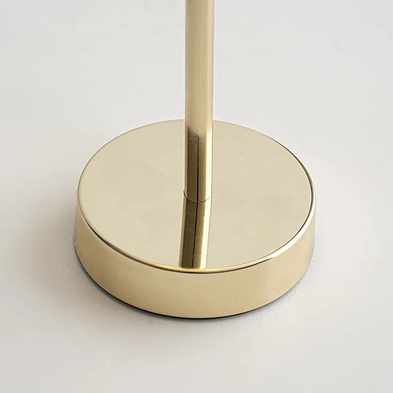Lampe de Chevet en Plumes avec Pied en Métal