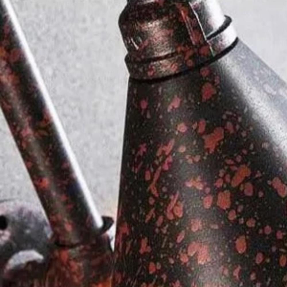 Lampe de Chevet Industrielle en Fer Forgé et Bois