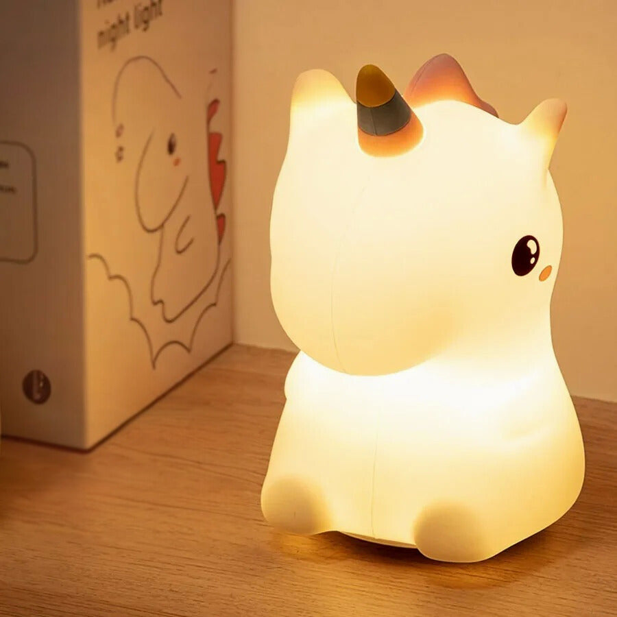 Veilleuse Licorne LED 7 Couleurs avec Télécommande