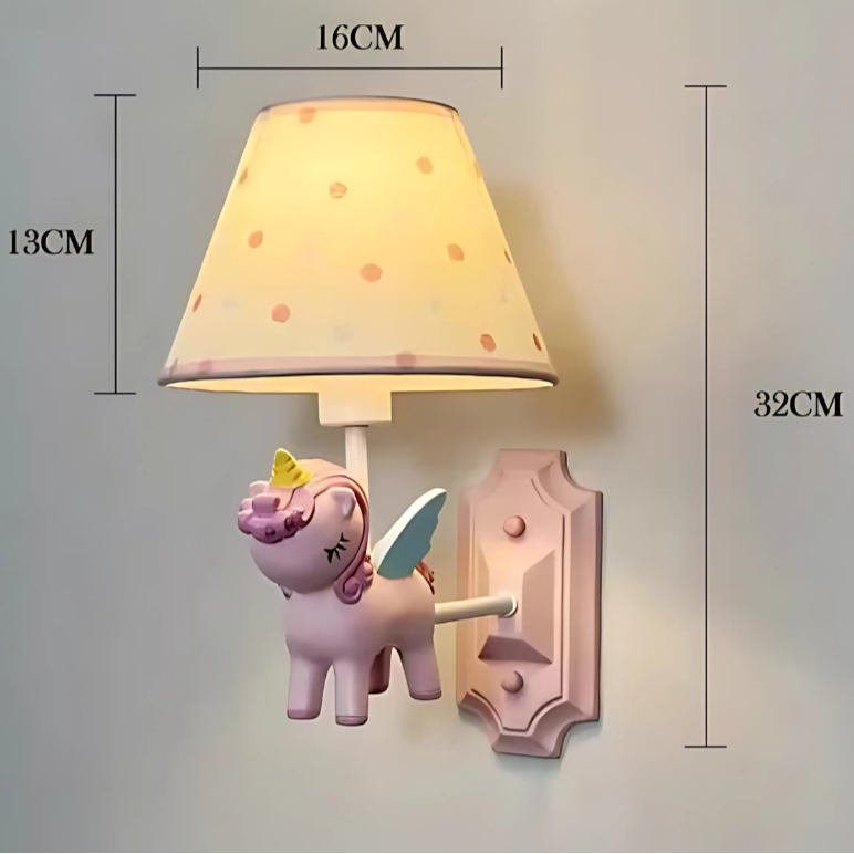 Lampe de chevet licorne pour chambre d'enfant